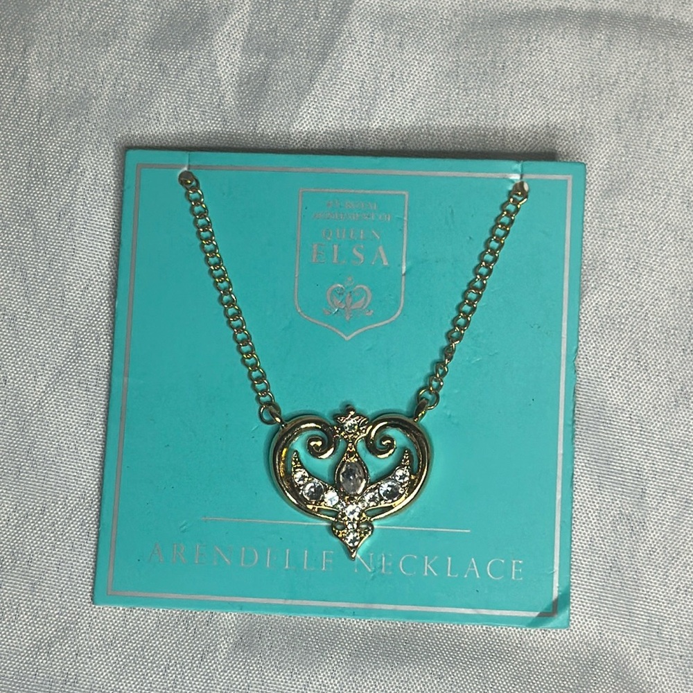 Disney Rare Frozen The Musical Elsa Arendelle Necklace